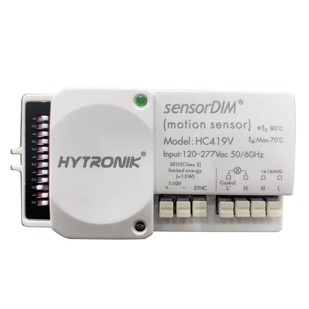 Hytronik HC419V SensorDim Motion Sensor Questions & Answers