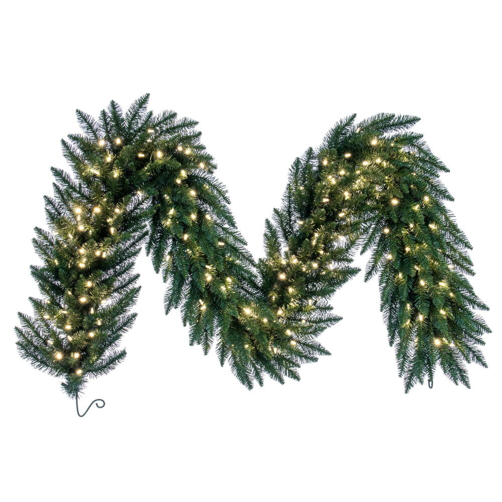 Vickerman A861124LED 9ft Camdon Garland with LED Lights Questions & Answers