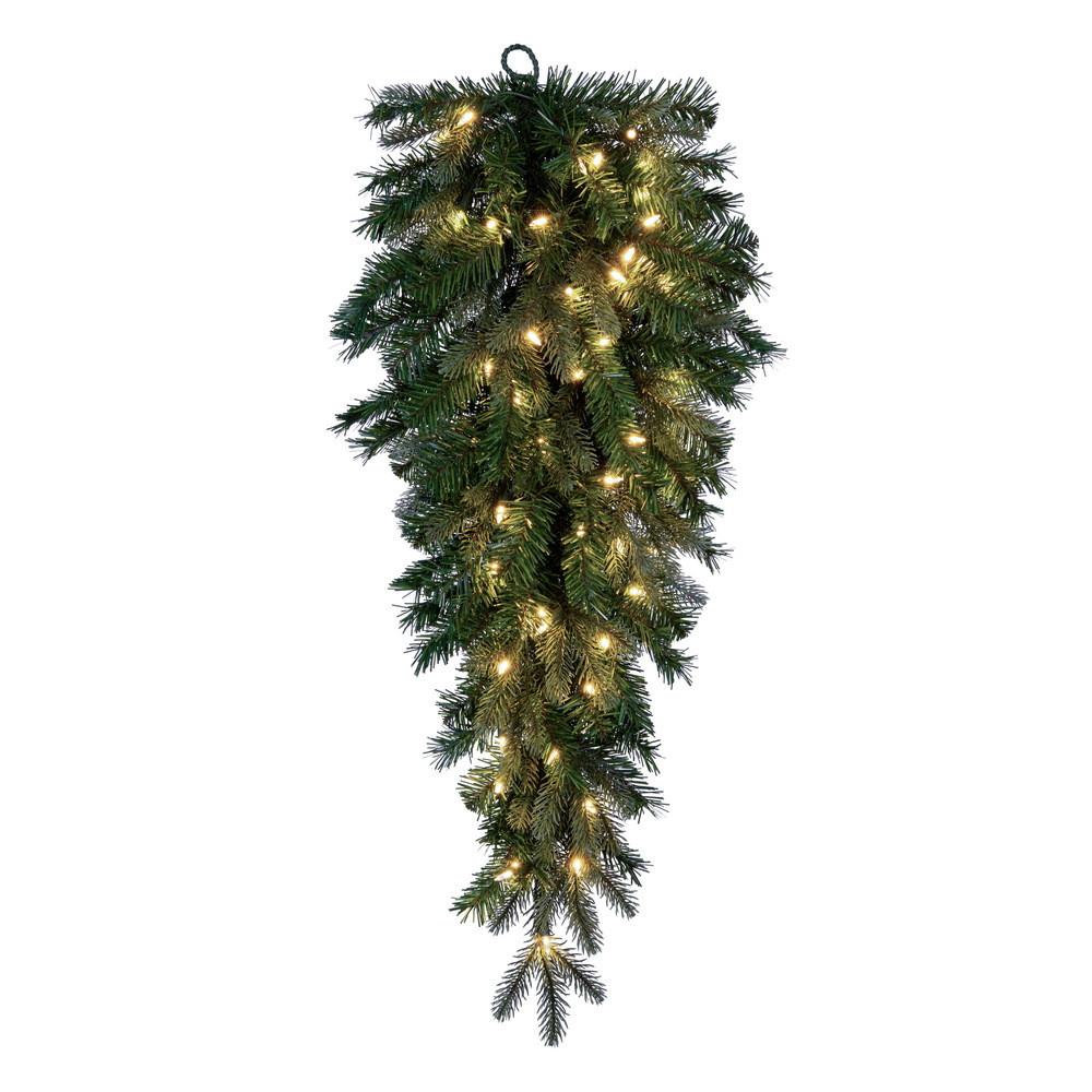 Vickerman K224437LED 36" Douglas Fir Teardrop Wreath with Lights Questions & Answers