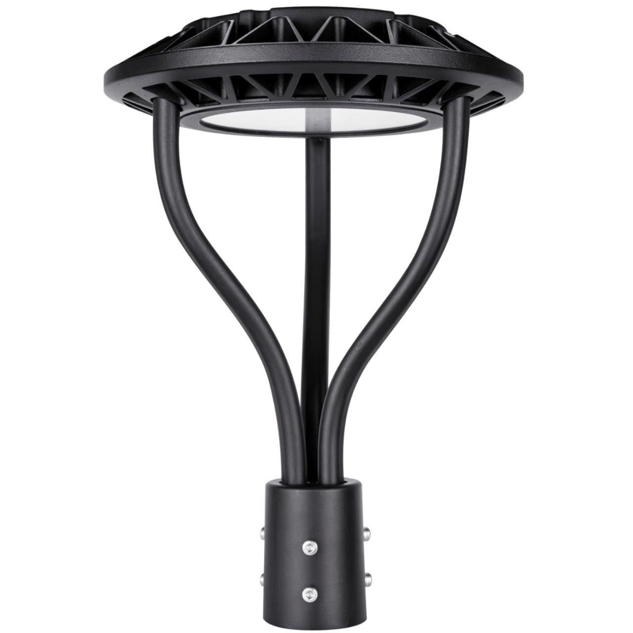 Black Outdoor Dark Sky LED Pole Light for 3" Diameter Post Questions & Answers