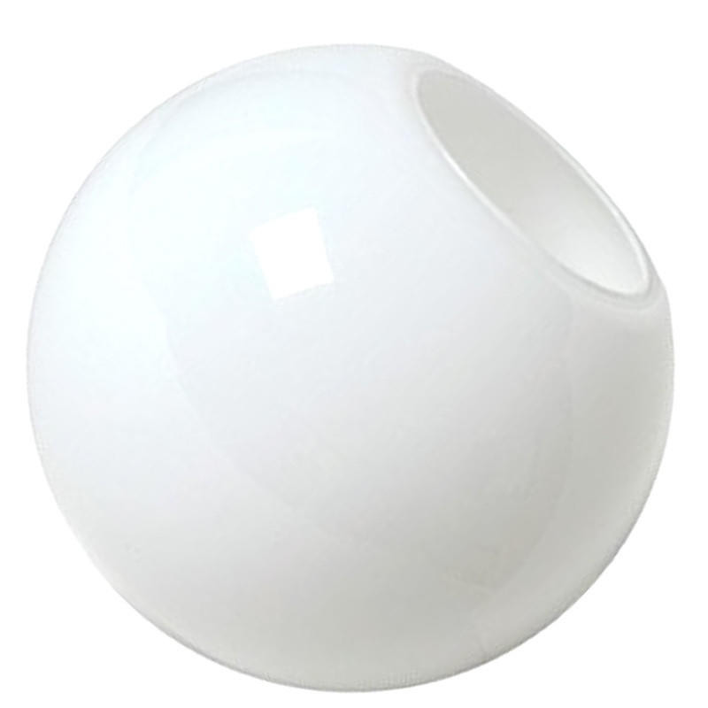 12" White Plastic Light Globe with Neckless Opening Questions & Answers