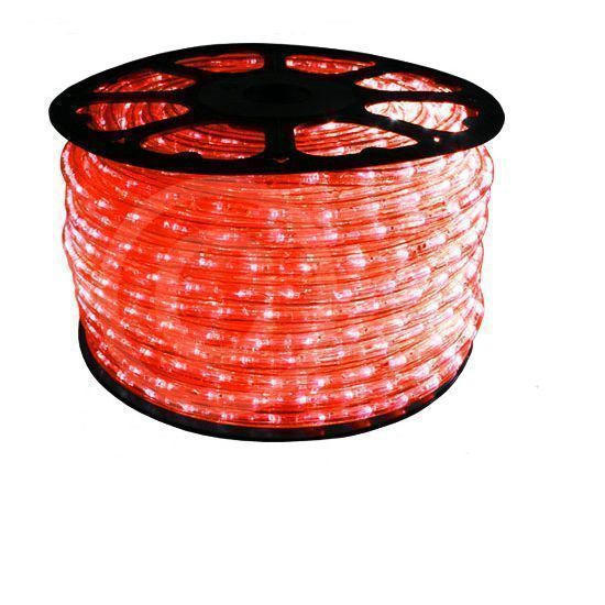 For LS 03480, red rope light, is the tube itself clear with red LEDs, or is the tube red too? Thanks. I need clear tube to match what I'm replacing. How quick to ship to 20016 zip?