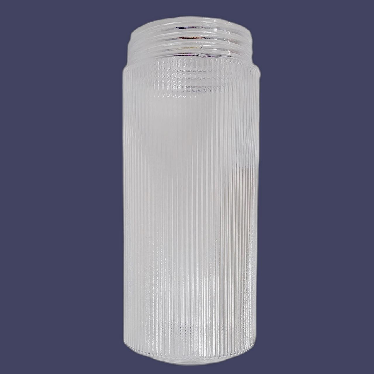 8" Clear Ribbed Plastic Jelly Jar Replacement Light Cover Questions & Answers