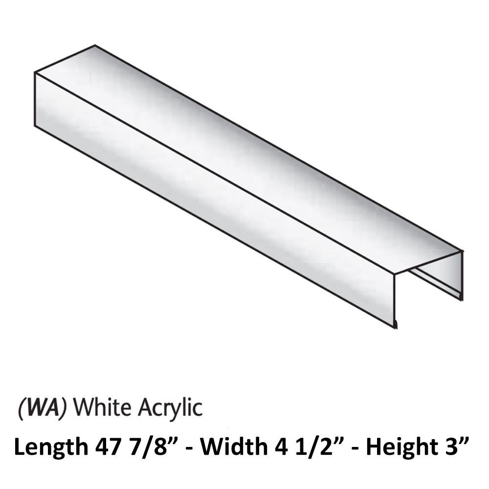 48" Acrylic Replacement Lens for Incon 521 Vanity Questions & Answers