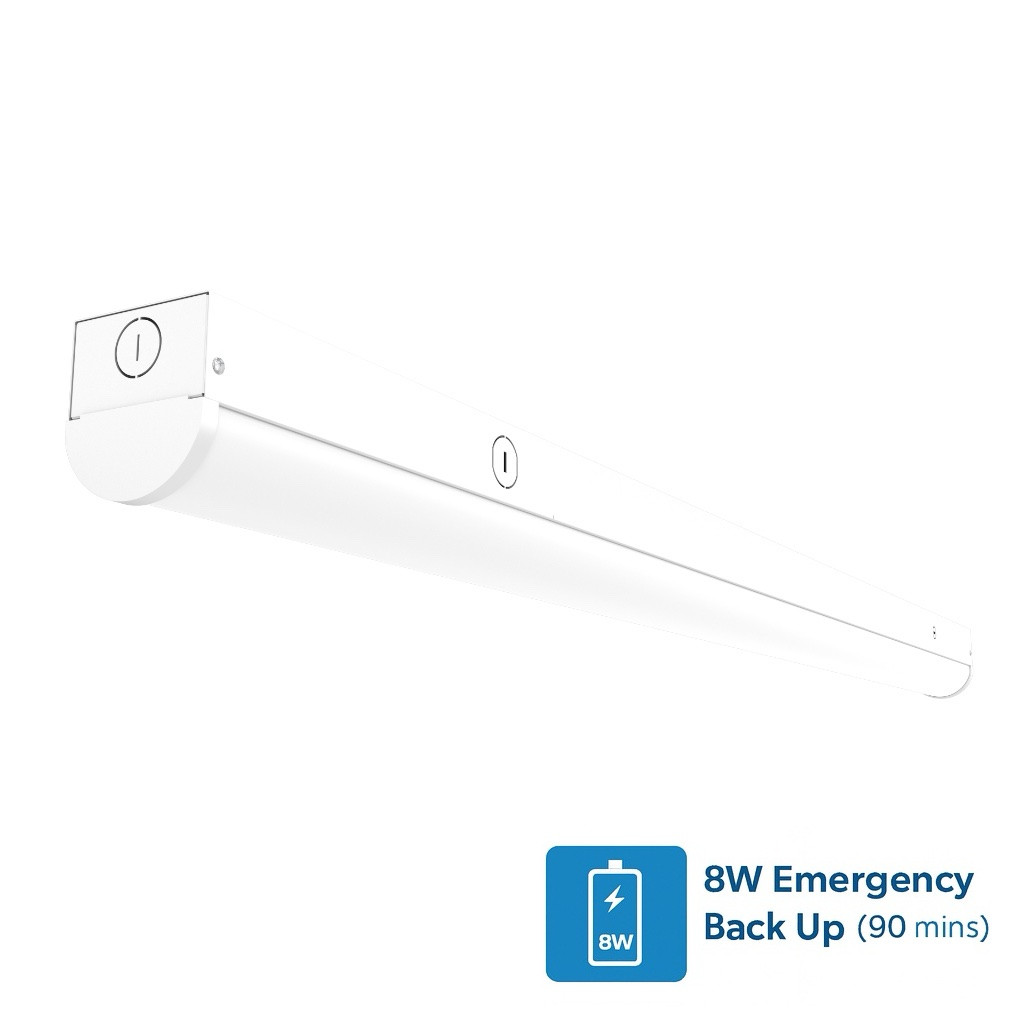 4FT LED Emergency Stairwell Light with Battery Backup – CCT Selectable Questions & Answers