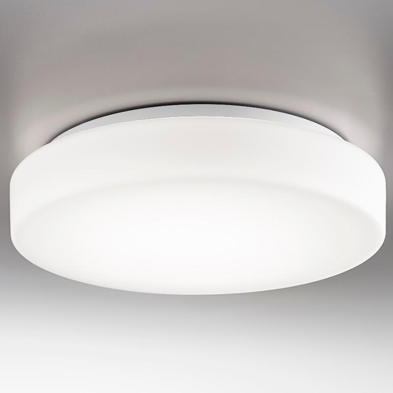 White Drum Flush Mount LED Ceiling Light Fixture Questions & Answers