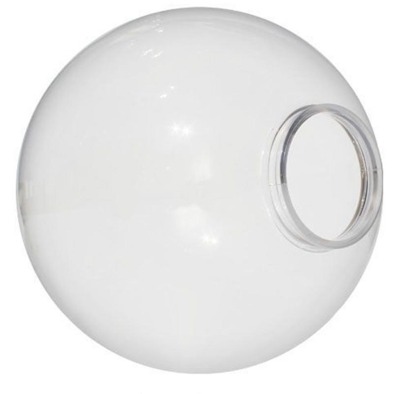 16" Clear Acrylic Plastic Light Globe with 6" Neck Lip Questions & Answers