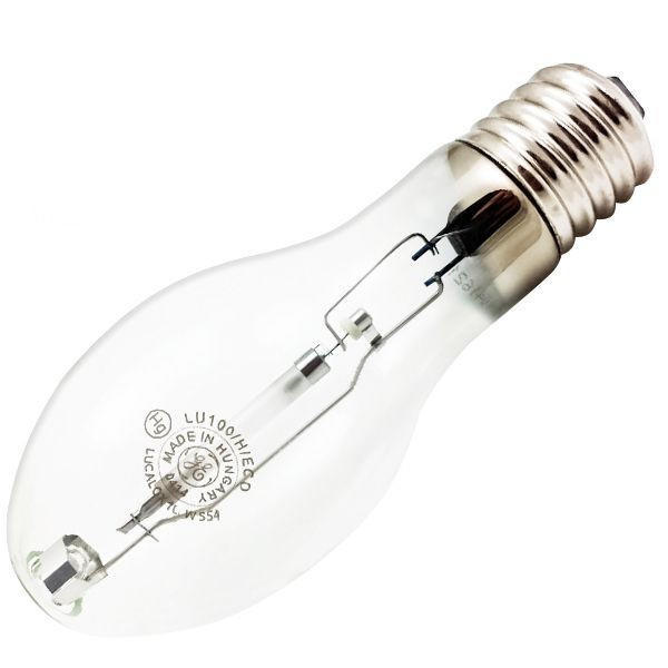 GE LU100/H/ECO 85369 100W HPS Lucalox S54 Mogul Base Light Bulb Questions & Answers