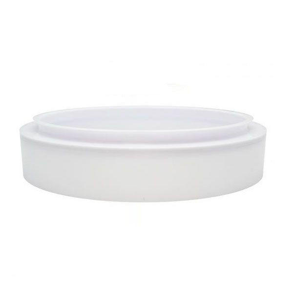 11" White Acrylic Drum Diffuser Shade Replacement with 10" Neck Lip Questions & Answers