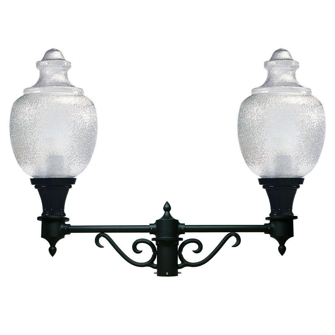 Two Head Acorn LED Post Top Street Light with Decorative Cross Arm Questions & Answers