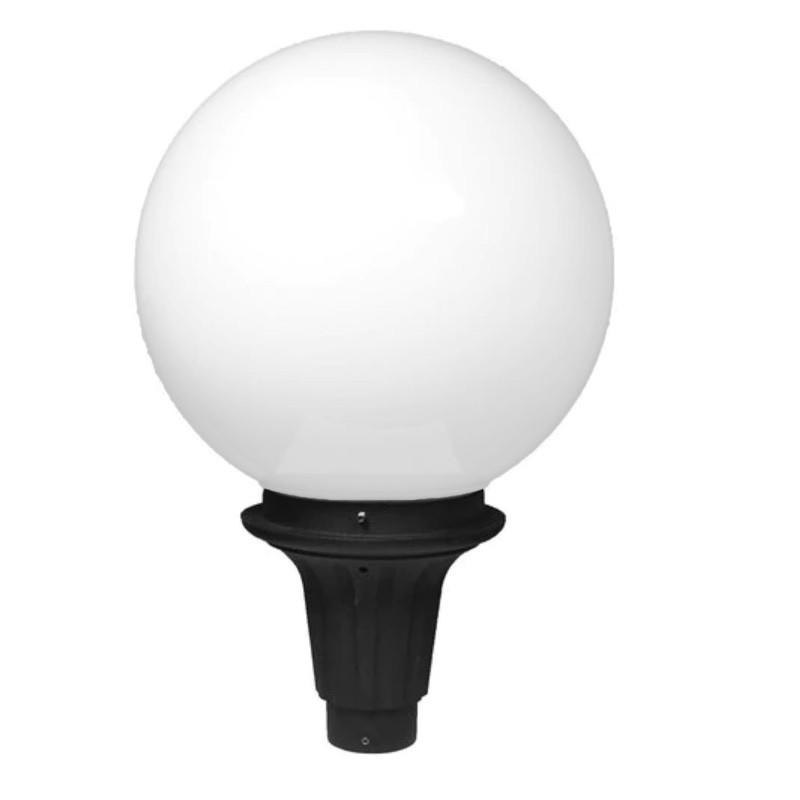 Commercial Grade LED 18" White Globe Street Light Fixture Questions & Answers