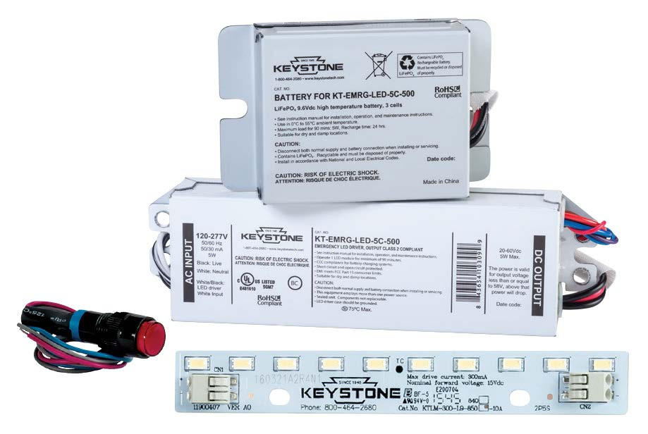 Keystone KT-EMRG-LED-5C-500-K1 5W Emergency LED Driver Questions & Answers