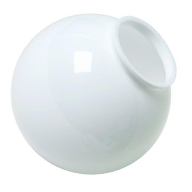 8" Plastic White Light Globe with 4" Neck Questions & Answers