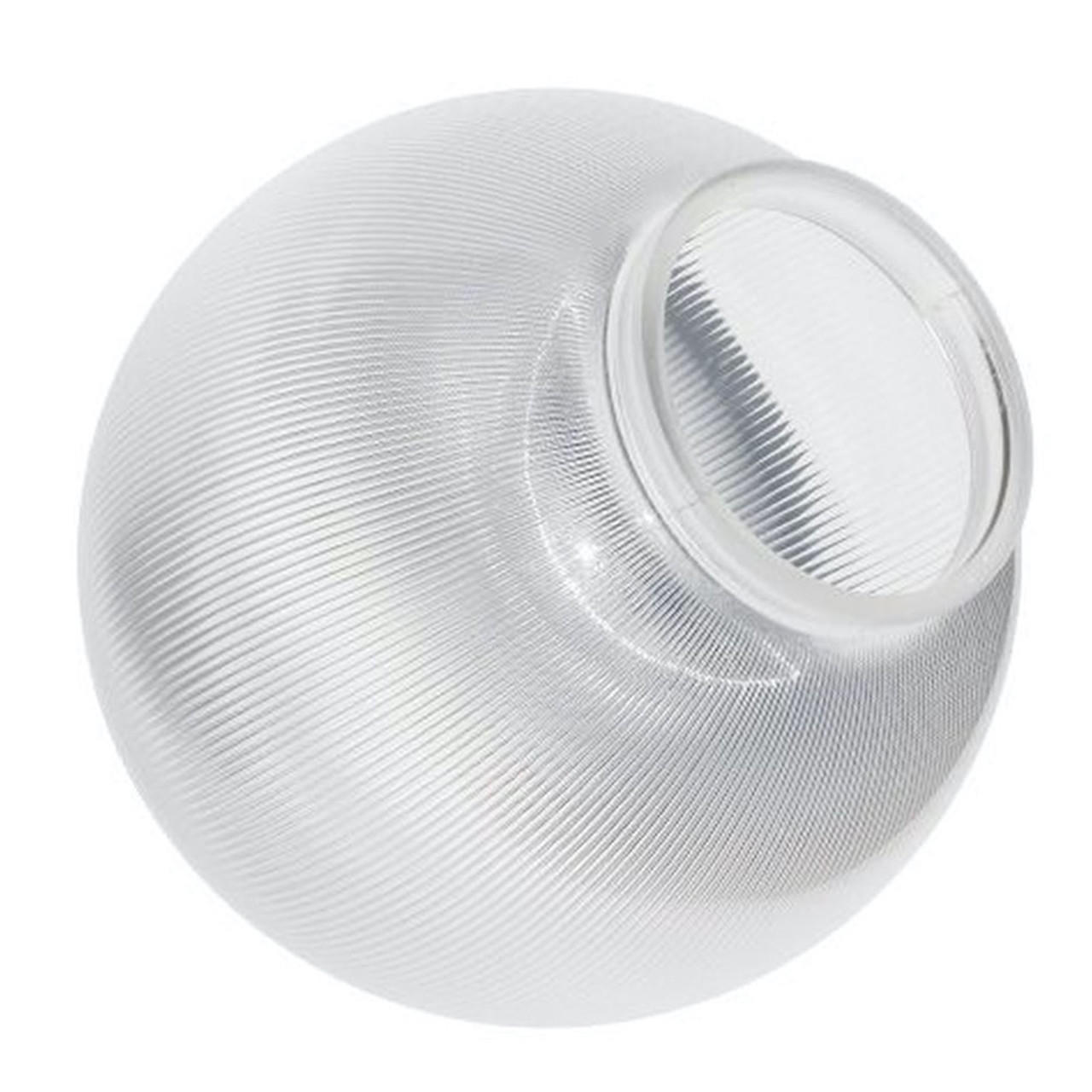 Clear Prismatic 6" Outdoor Acrylic Light Globe with 3" Lip Questions & Answers