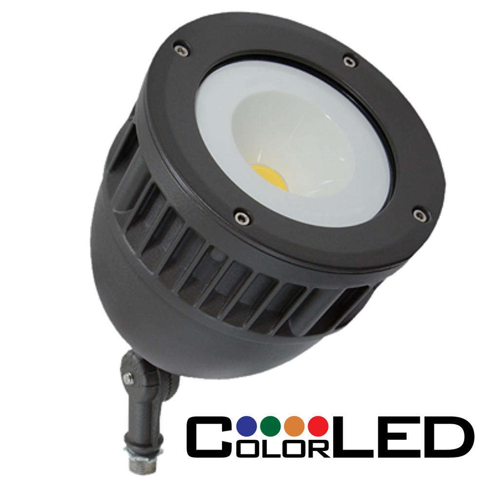 Commercial Outdoor Colored LED Landscape Ground Flood Light Fixture with Knuckle Mount Questions & Answers