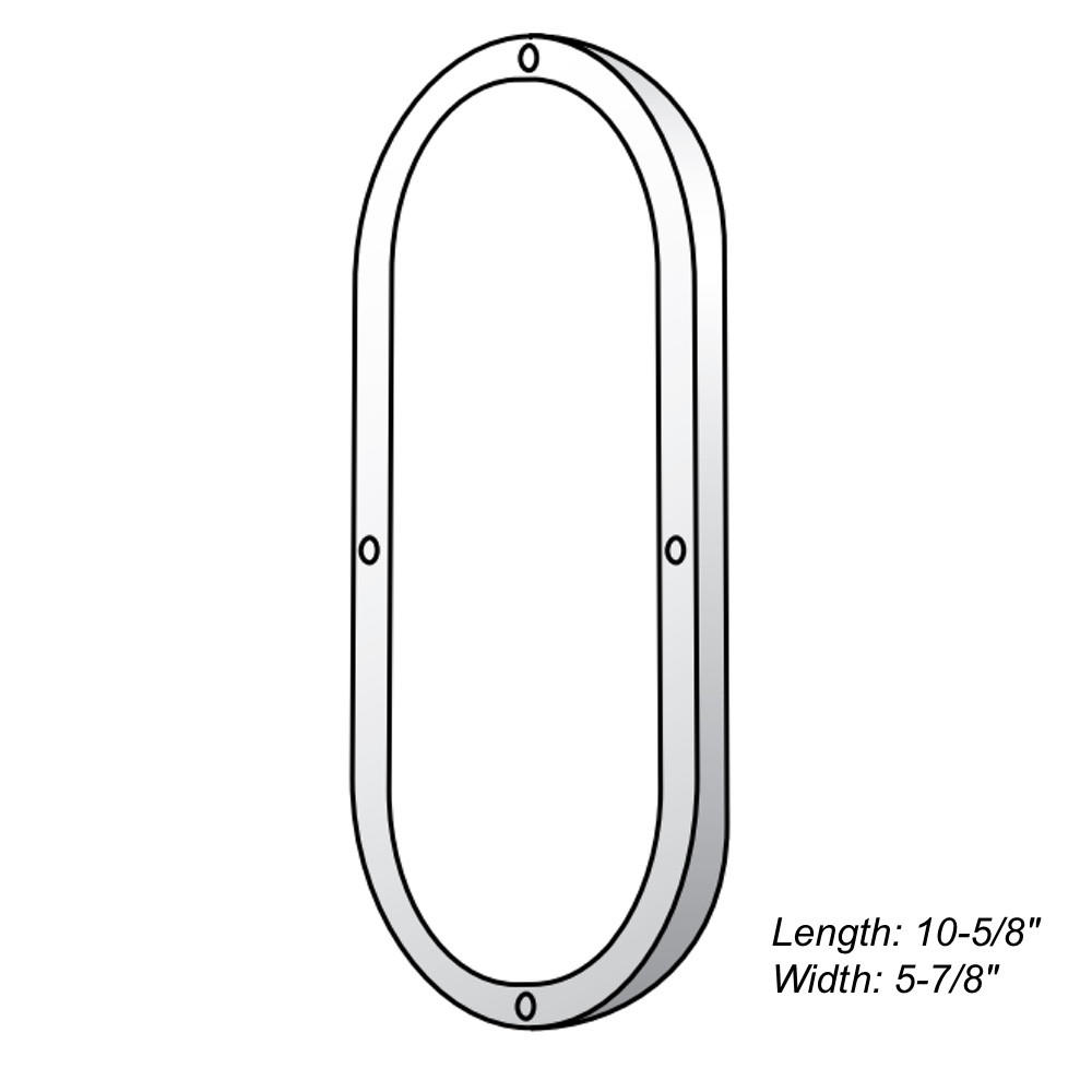 Replacement White Ring Frame for Bulkhead Wall Light Fixture Questions & Answers