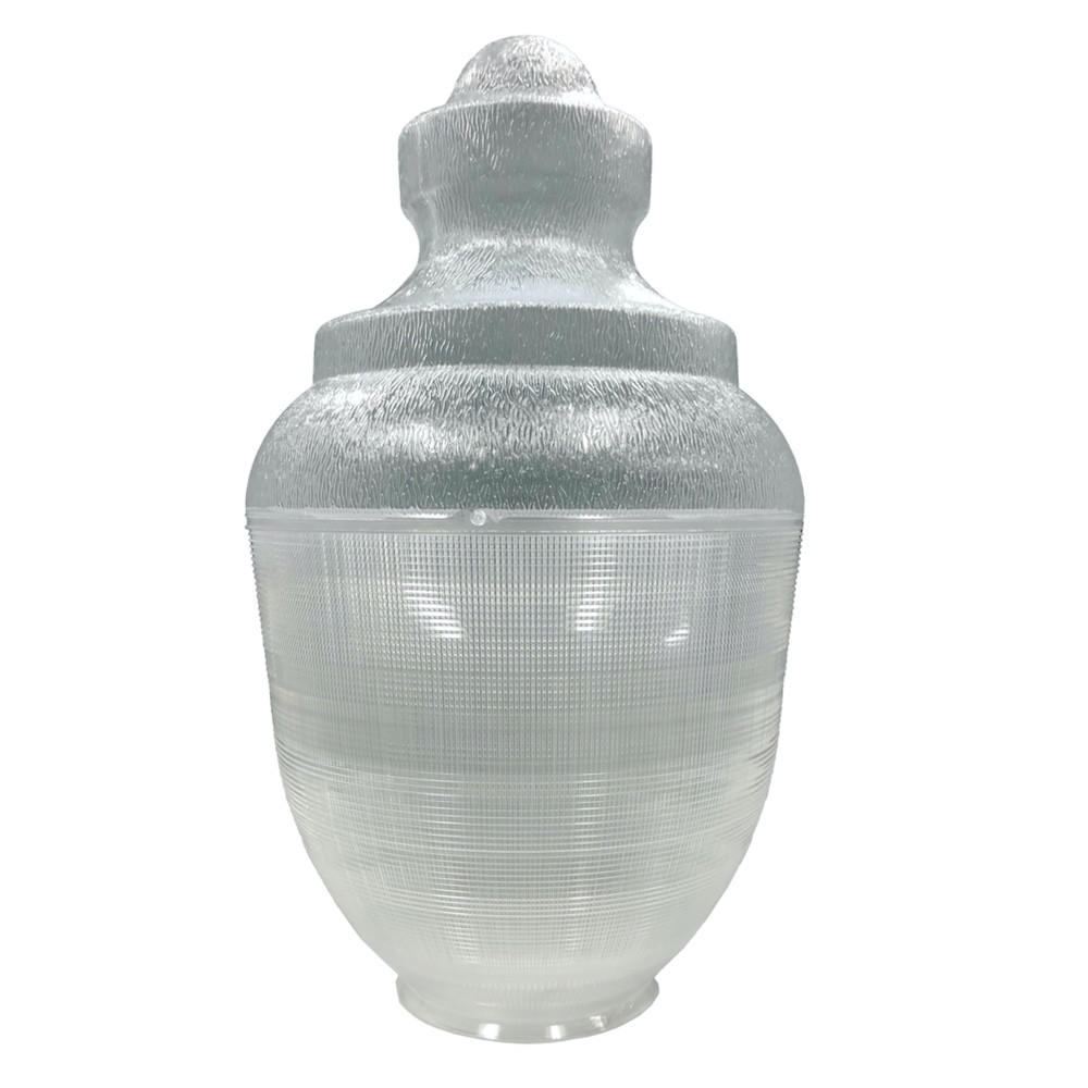 Replacement Street Light Acorn Globe Lexalite 425 Type 5 Optical Refractor Bottom Questions & Answers