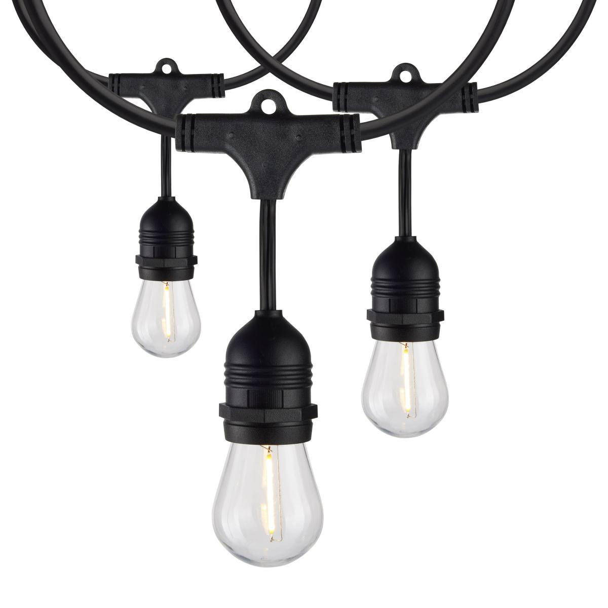 Satco S8032 60' Patio String Light with Warm White LED Bulbs Questions & Answers