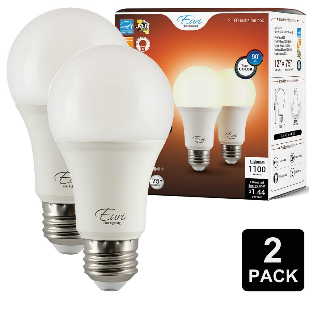 How many do you have in stock? (2 Pack ) 12W A19 LED Light Bulb | 75W Incandescent Equal | Dimmable | 4000K