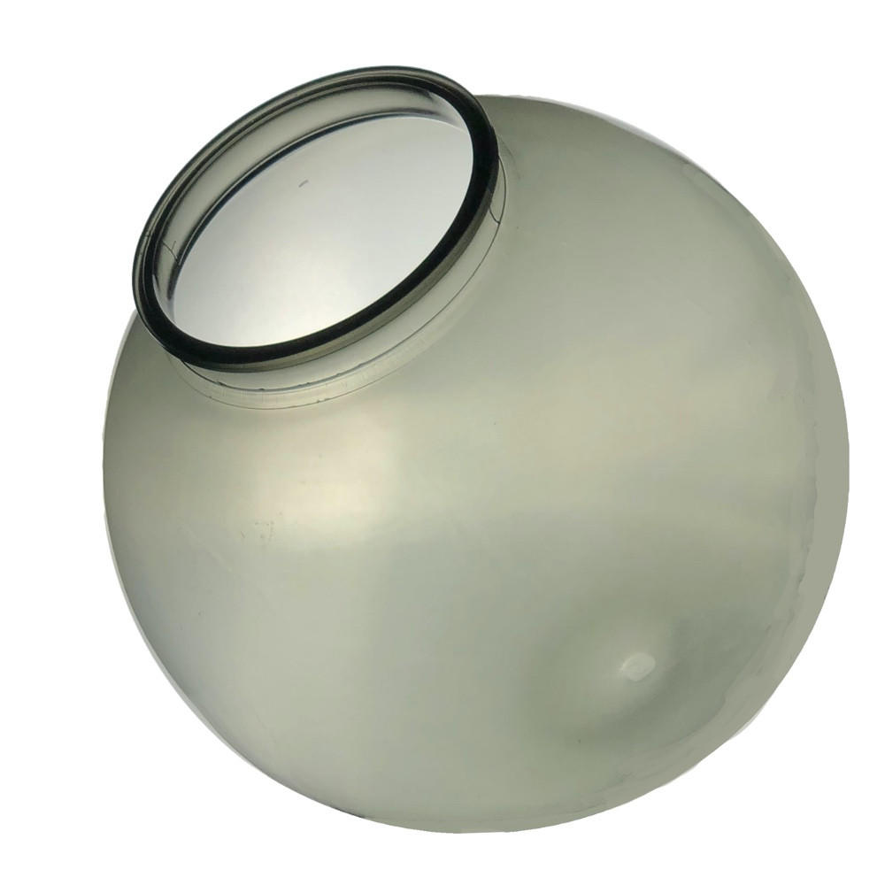 16" Smoke Acrylic Plastic Light Globe with 6" Neck Lip Questions & Answers