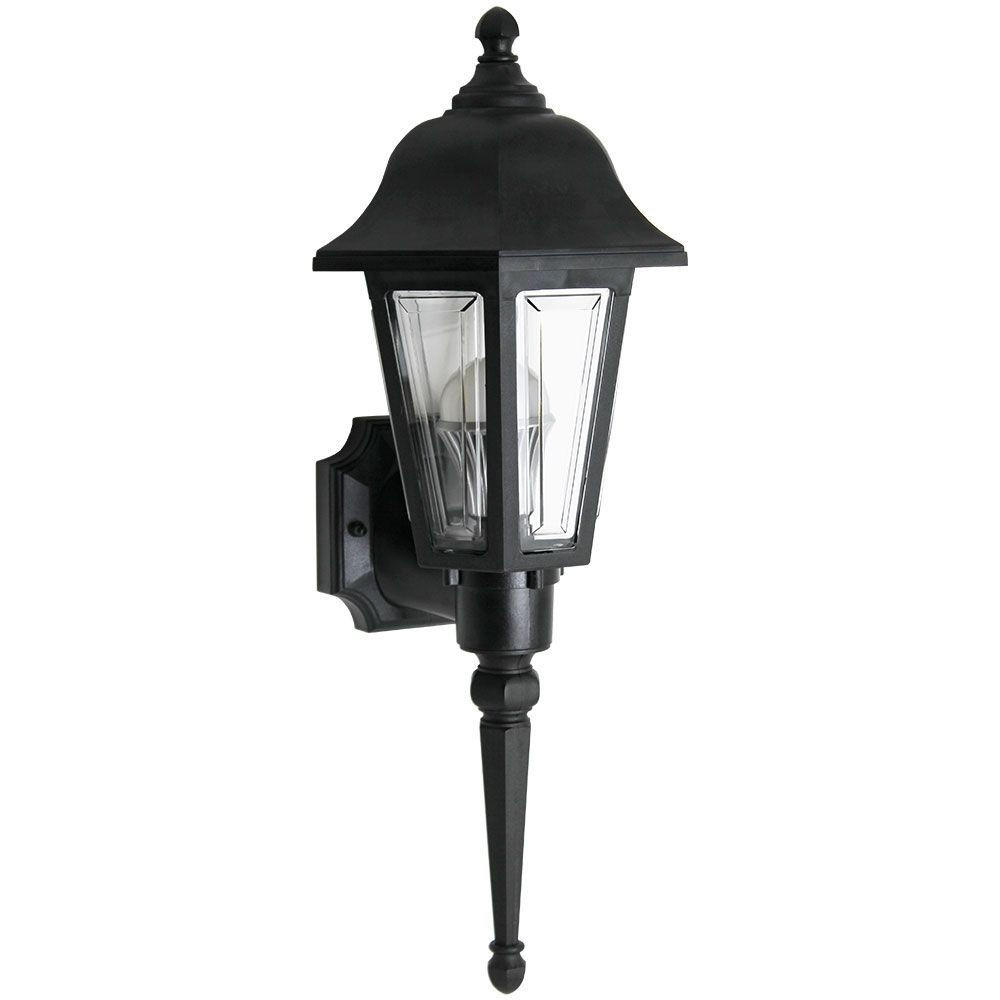 60W Max Long Black Porch Wall Lantern Questions & Answers