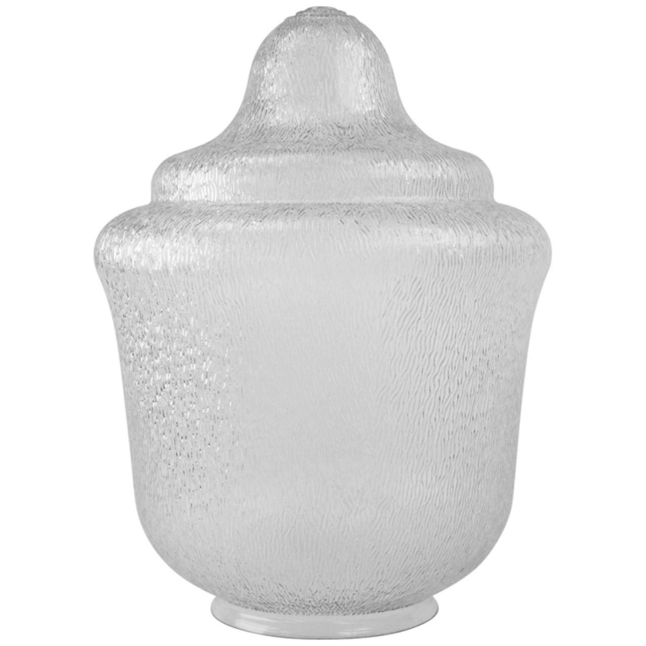 20" Clear Acorn Street Lamp Acrylic Cover with 8" Neck Base Questions & Answers