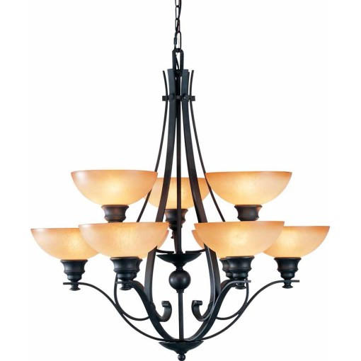 Volume V4129-65 Indoor Foundry Bronze Chandelier Questions & Answers